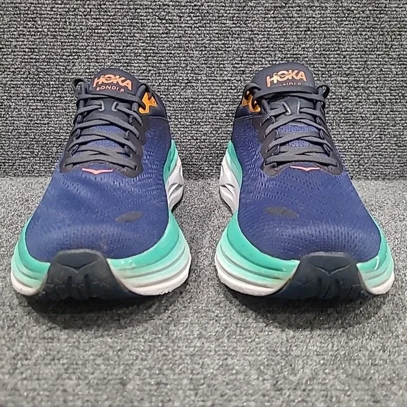 Hoka Bondi 8  Womens Sz 10.5 B‎ Outer Space Bellwether Blue Running 1127952 OSBB - Picture 3 of 16